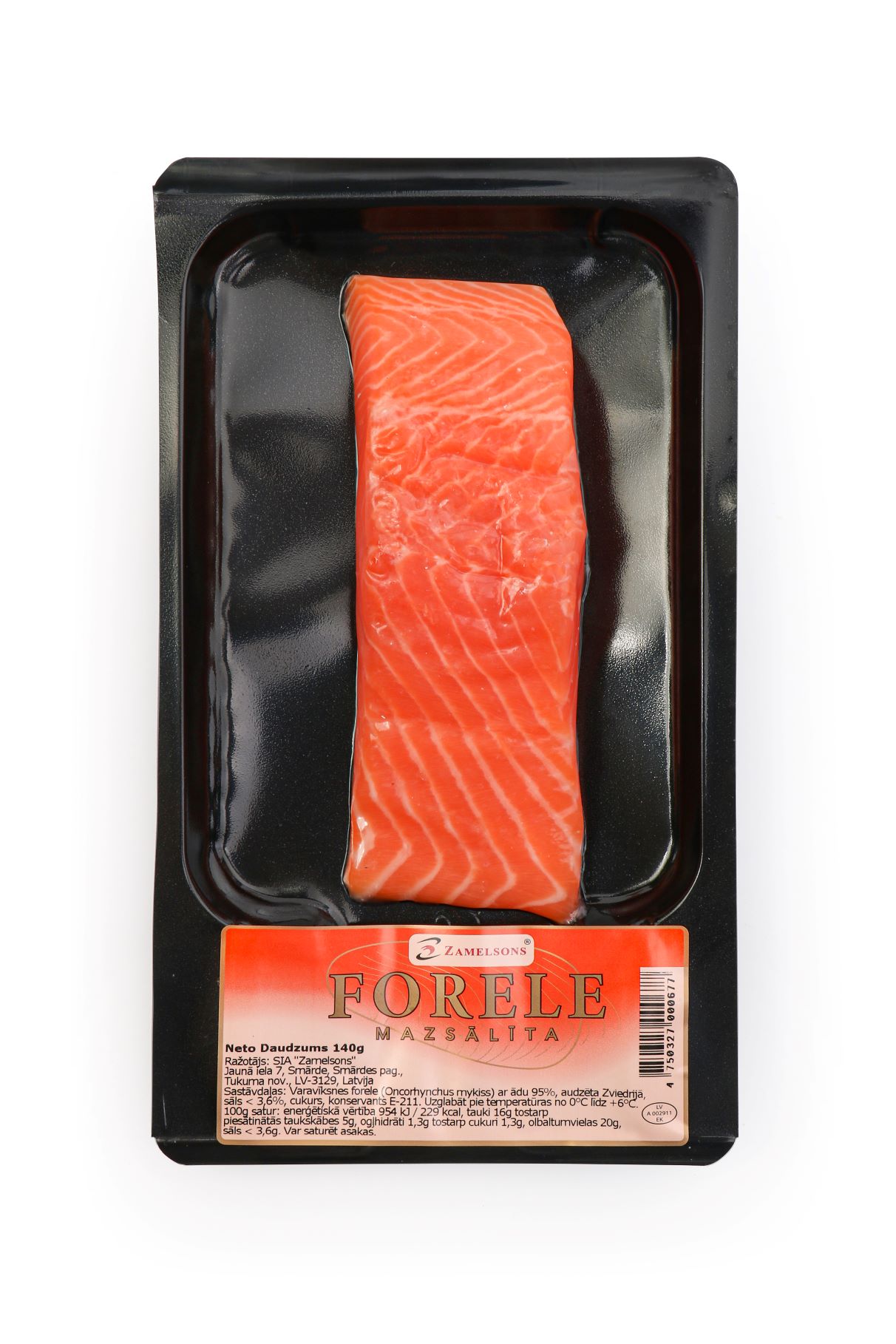 Mazsālīta forele 140 g