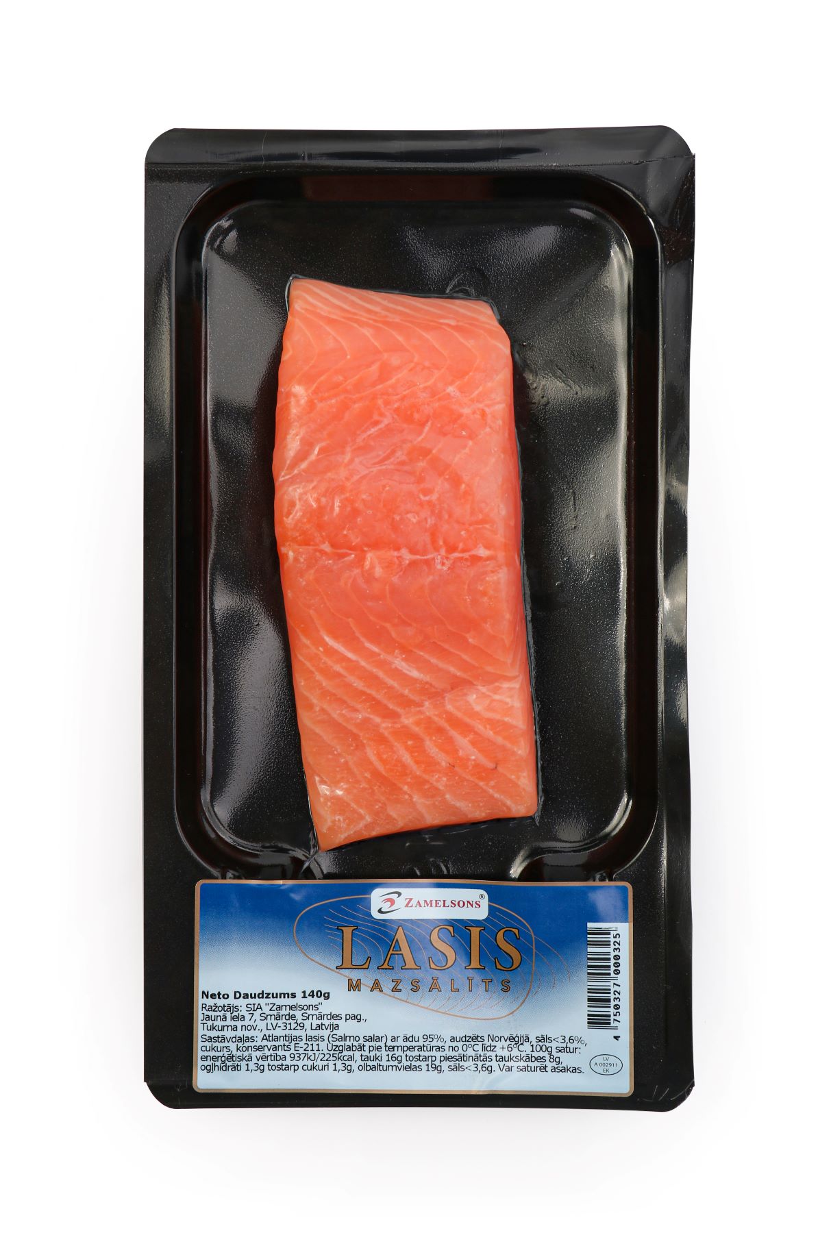 Mazsālīts lasis 140 g