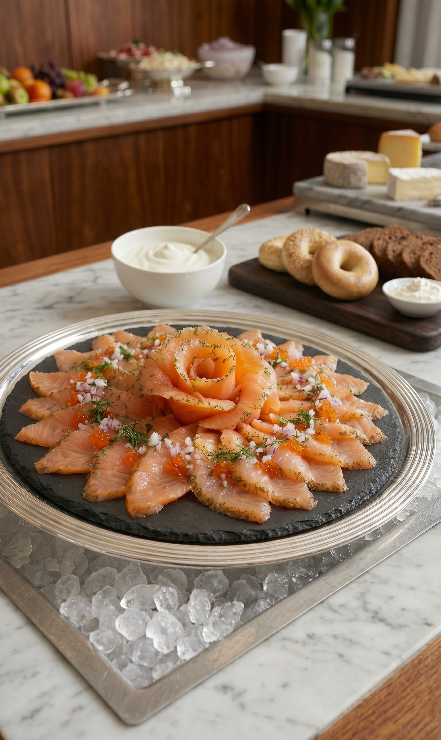 Restorāna stila laša plate